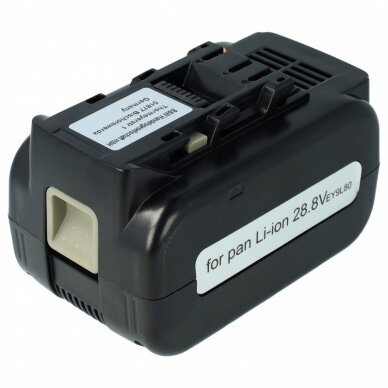 Baterija (akumuliatorius) elektriniam įrankiui Panasonic EY9L80 28.8V, Li-Ion, 5000mAh 3