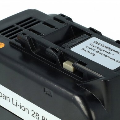 Baterija (akumuliatorius) elektriniam įrankiui Panasonic EY9L80 28.8V, Li-Ion, 5000mAh 6