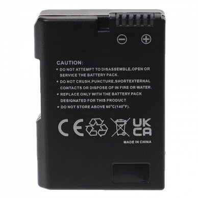 Baterija (akumuliatorius) foto - video kamerai EN-EL14 Nikon D5600 7.4V 1100mAh 1