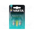 Filament lamp: krypton; P13,5s; 3.6V; 750mA; 2pcs; blister LAMP-752 VARTA