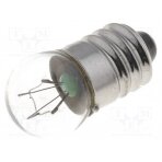 Filament lamp: miniature; E10; 12VDC; 100mA; Bulb: spherical; 1.2W LAMP-EK/12/100 BRIGHTMASTER