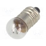 Filament lamp: miniature; E10; 24VDC; 50mA; Bulb: spherical; 1.2W LAMP-EK/24/50 BRIGHTMASTER