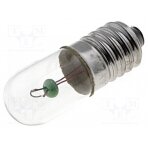 Filament lamp: miniature; E10; 6.3VDC; 300mA; Bulb: cylindrical; 2W LAMP-E10/6/300 BRIGHTMASTER