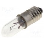 Filament lamp: miniature; E5,5; 12VDC; 50mA; Bulb: cylindrical LAMP-ML7326 Goobay