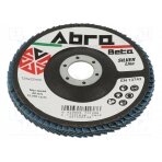 Flap grinding wheels; Ø: 125mm; Øhole: 22.23mm; Granularity: 40 AB001020104 ABRA BETA