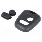 Front panel for remote controller; MINITOOLS; Body col: black SEPKEY03 MINITOOLS