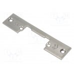 Frontal plate; for electromagnetic lock; stainless steel LOC-900X LOCKPOL