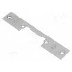 Frontal plate; for electromagnetic lock,1400 series; grey LOC-909G LOCKPOL