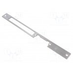 Frontal plate; long,flat; W: 21mm; for electromagnetic lock LOC-910X LOCKPOL