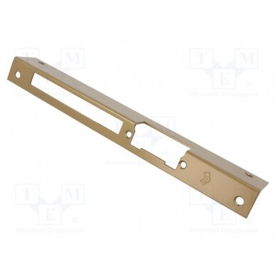 Frontal plate; angular,left; W: 25mm; for electromagnetic lock LOC-913D LOCKPOL 1