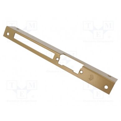 Frontal plate; angular,left; W: 25mm; for electromagnetic lock LOC-915D LOCKPOL 1
