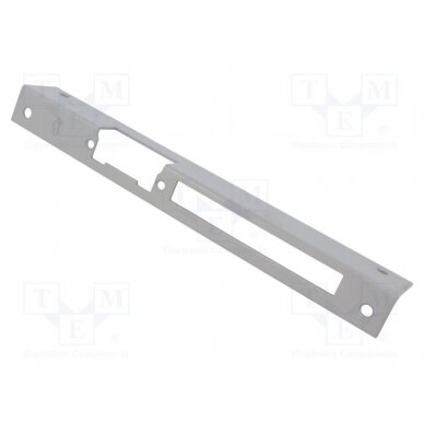 Frontal plate; angular,right; W: 25mm; for electromagnetic lock LOC-905G LOCKPOL 1