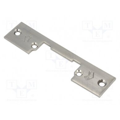 Frontal plate; for electromagnetic lock; stainless steel LOC-900X LOCKPOL 1