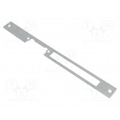 Frontal plate; for electromagnetic lock,1400 series; grey LOC-910G LOCKPOL