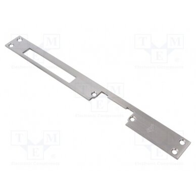 Frontal plate; long,flat; W: 25mm; for electromagnetic lock LOC-902X LOCKPOL 1