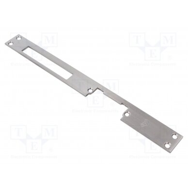 Frontal plate; long,flat; W: 25mm; for electromagnetic lock LOC-902X LOCKPOL