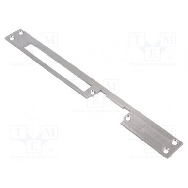 Frontal plate; long,flat; W: 25mm; for electromagnetic lock LOC-904X LOCKPOL 1