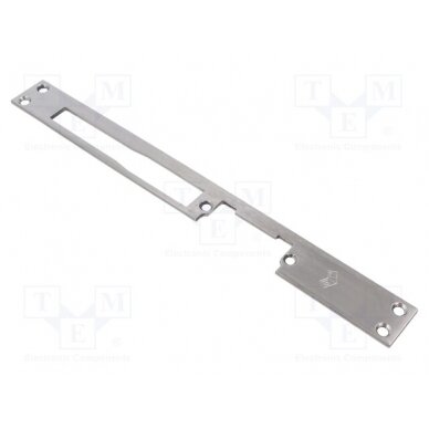 Frontal plate; long,flat; W: 25mm; for electromagnetic lock LOC-908X LOCKPOL 1