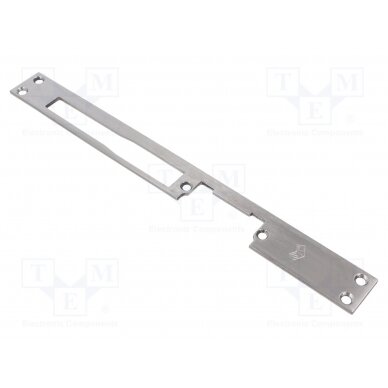 Frontal plate; long,flat; W: 25mm; for electromagnetic lock LOC-908X LOCKPOL