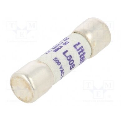 Fuse: fuse; 15A; 500VAC; cylindrical,industrial,semiconductor L50S015.T LITTELFUSE 1