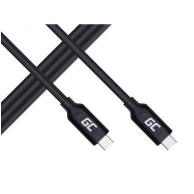 GC USB-C USB-C 3.1 (tinka iki 100W), 10 Gbps, 4K, 1m kabelis