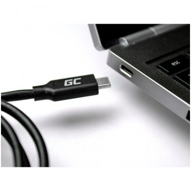 GC USB-C USB-C 3.1 (tinka iki 100W), 10 Gbps, 4K, 1m kabelis 1