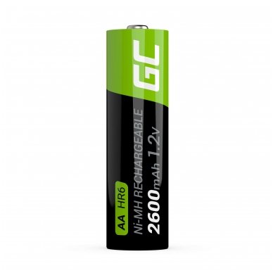 Baterija (akumuliatorius) GC 4x AA HR6 2600mAh 1.2V įkraunama 1