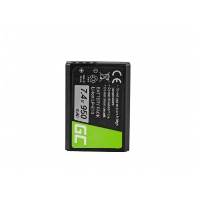 Baterija (akumuliatorius) GC LP-E10 Canon EOS Rebel T3, T5, T6, Kiss X50, Kiss X70, EOS 1100D, EOS 1200D, EOS 1300D 7.4V 950mAh