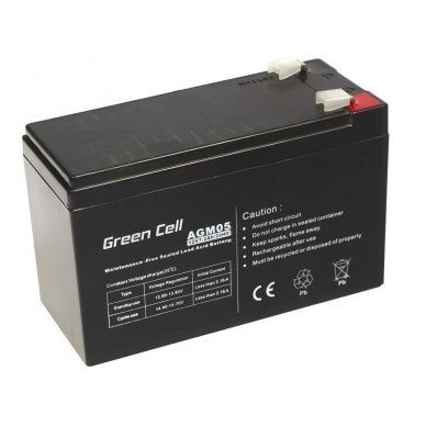 Baterija (akumuliatorius) GC UPS Gel (universali) 12V 7.2Ah