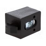 Holder; for profiles,glass mounting; Width of the groove: 6mm FA-094100M5 FATH