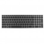 Klaviatūra HP EliteBook 755 850 G5 G6 L14366-B31 US šviečianti (originalas)