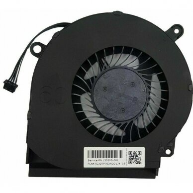 Aušintuvas (ventiliatorius) HP Omen 15-DC L24359-001 GPU vaizdo plokštės (originalas) 1