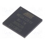 IC: AVR microcontroller; EEPROM: 4kB; SRAM: 8kB; Flash: 128kB; Cmp: 1 ATMEGA1281V-8MU MICROCHIP TECHNOLOGY