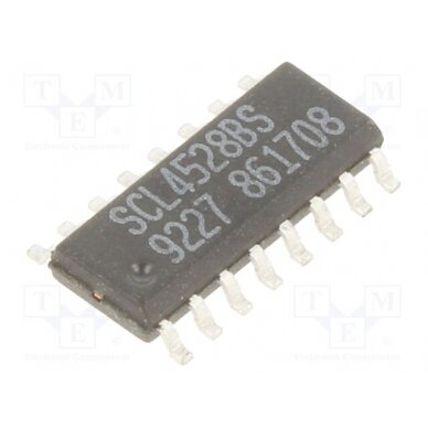 IC: digital; monostable,multivibrator,resettable; Ch: 2; IN: 2 NTE4528BT NTE Electronics 1