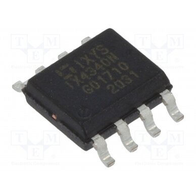 IC: driver; low-side,MOSFET gate driver; SO8; -5÷5A; Ch: 2; 5÷20V IX4340N IXYS