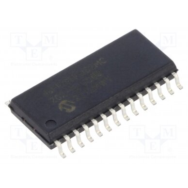 IC: dsPIC microcontroller; Memory: 32kB; SO28-W; 3÷3.6VDC; DSPIC 33FJ32MC202-E/SO MICROCHIP TECHNOLOGY