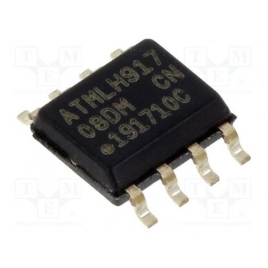 IC: EEPROM memory; 2-wire,I2C; 1024x8bit; 1.7÷3.6V; 1MHz; SO8; tube AT24C08D-SSHM-B MICROCHIP TECHNOLOGY 1