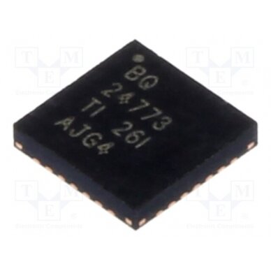 IC: Supervisor Integrated Circuit; battery charging controller BQ24773RUYT TEXAS INSTRUMENTS 1