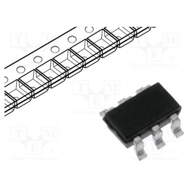 IC: Supervisor Integrated Circuit; voltage detector; open drain TPS3700DDCR TEXAS INSTRUMENTS