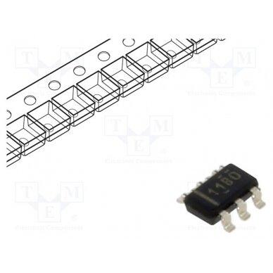 IC: Supervisor Integrated Circuit; voltage detector; open drain TPS3711DDCT TEXAS INSTRUMENTS 1