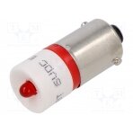 Indicator: LED; BA9S,T10; red; plastic; 6VDC; -20÷60°C 18600150 CML INNOVATIVE TECHNOLOGIES