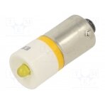Indicator: LED; BA9S,T10; yellow; plastic; 6VDC; -20÷60°C 18600152 CML INNOVATIVE TECHNOLOGIES