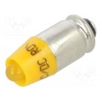 Indicator: LED; S5,7s,T1-3/4; yellow; plastic; 24VAC; 24VDC; 3mm 1512535UY3 CML INNOVATIVE TECHNOLOGIES