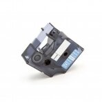Pramoninė vinilo etikečių kasetė Dymo 1805417 19mm, balta, mėlyna
