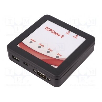 Interface converter; Ethernet,RS232,USB; 95x95x25mm; 5VDC TC2K-BT2EU ELATEC 1