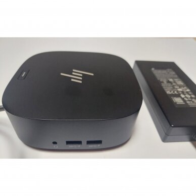 Jungčių stotelė (adapteris) HP Elite USB-C Dock G5 (USB, USB-C, HDMI, DisplayPort, LAN, audio) su maitinimo adapteriu 120W 2