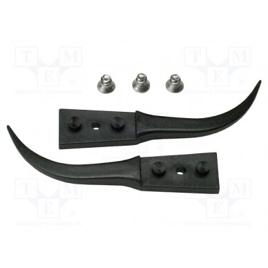 Kit of tips; Blade tip shape: flat; Tweezers len: 40mm; ESD; 2pcs. IDL-A7CP IDEAL-TEK 1