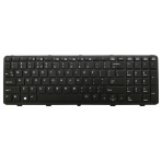 Klaviatūra HP COMPAQ Probook 450 455 470 (mažas ENTER, klavišai su tarpais, su rėmeliu) US