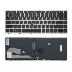 Klaviatūra HP EliteBook 840 G5 G6 846 G5 745 G5 L14378-251 L14377-251 (šviečianti, "trackpoint") RU