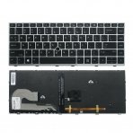 Klaviatūra HP EliteBook 840 G5 G6 846 G5 745 G5 L14378-B31 L14377-B31 US (šviečianti, "trackpoint")